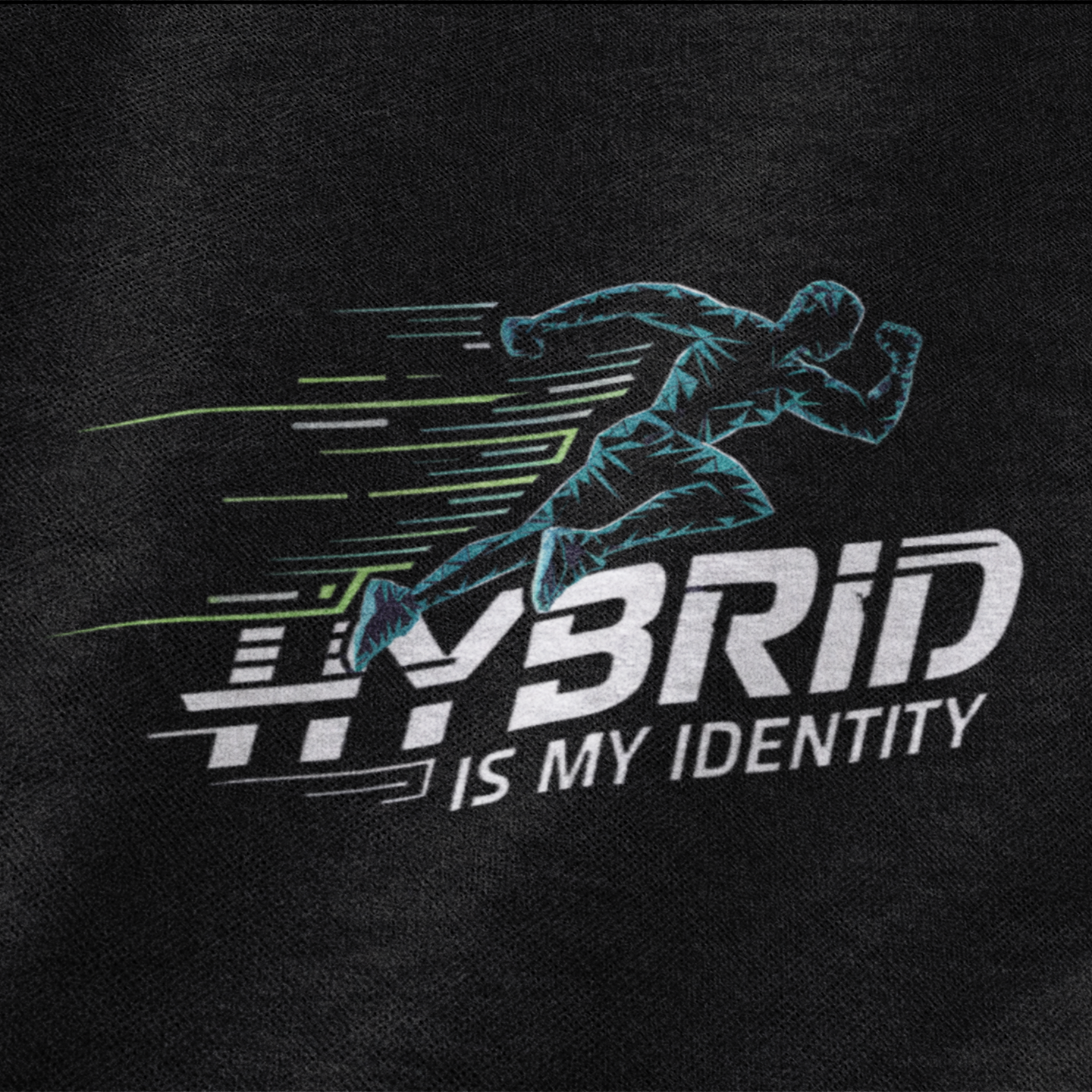 Sport Shirt "Hybrid is my Identity"
